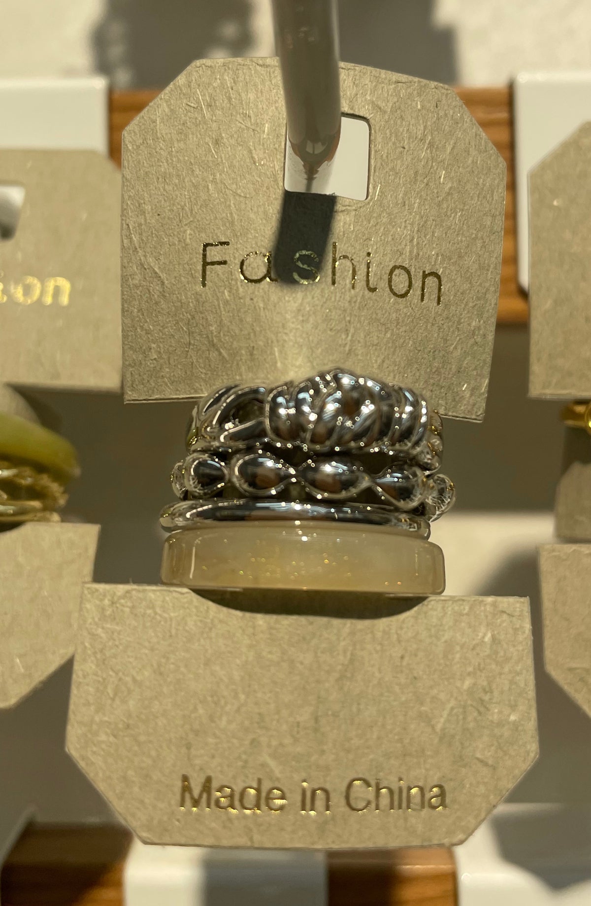 Antique Beaded Stacking Rings - W1-0077