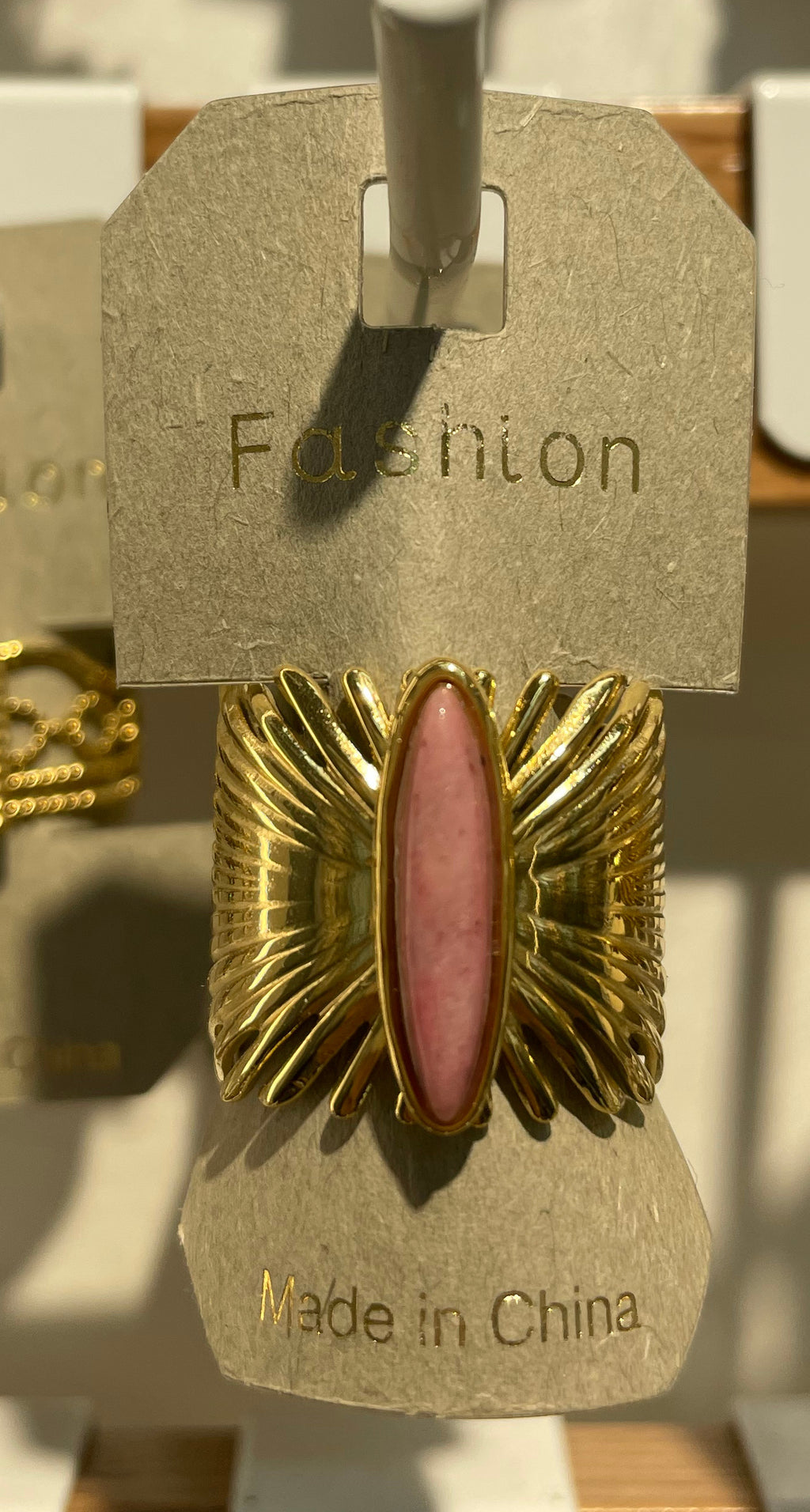 Pink Marquise Sunburst Ring - W1-0101