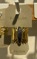 Blue Marquise Sunburst Ring - W1-0102