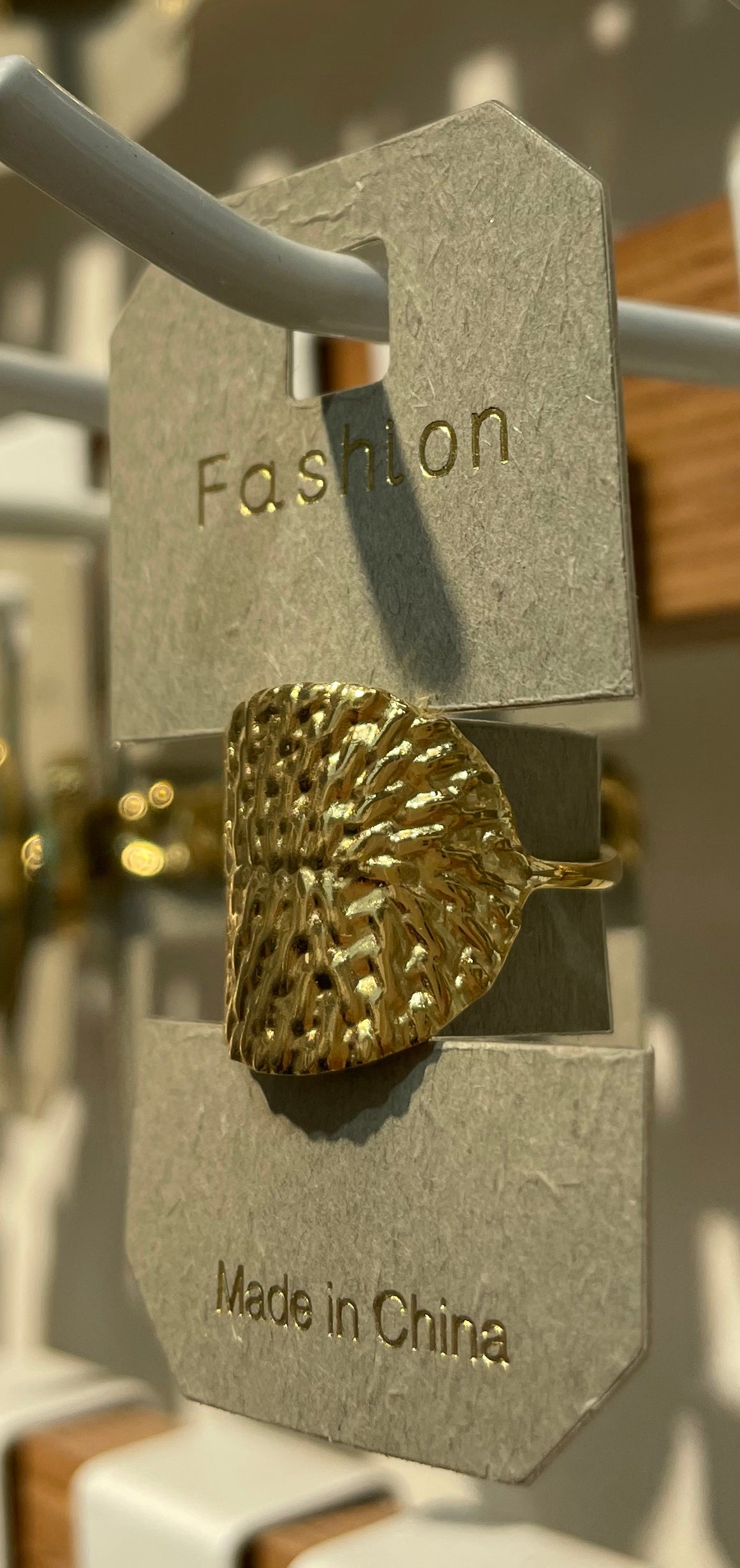 Textured Braided Wide Ring - W1-0113