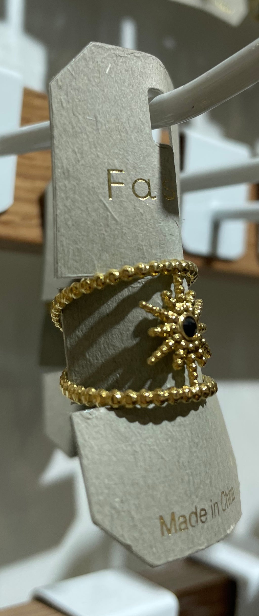 Open Starburst Band Ring - W1-0121