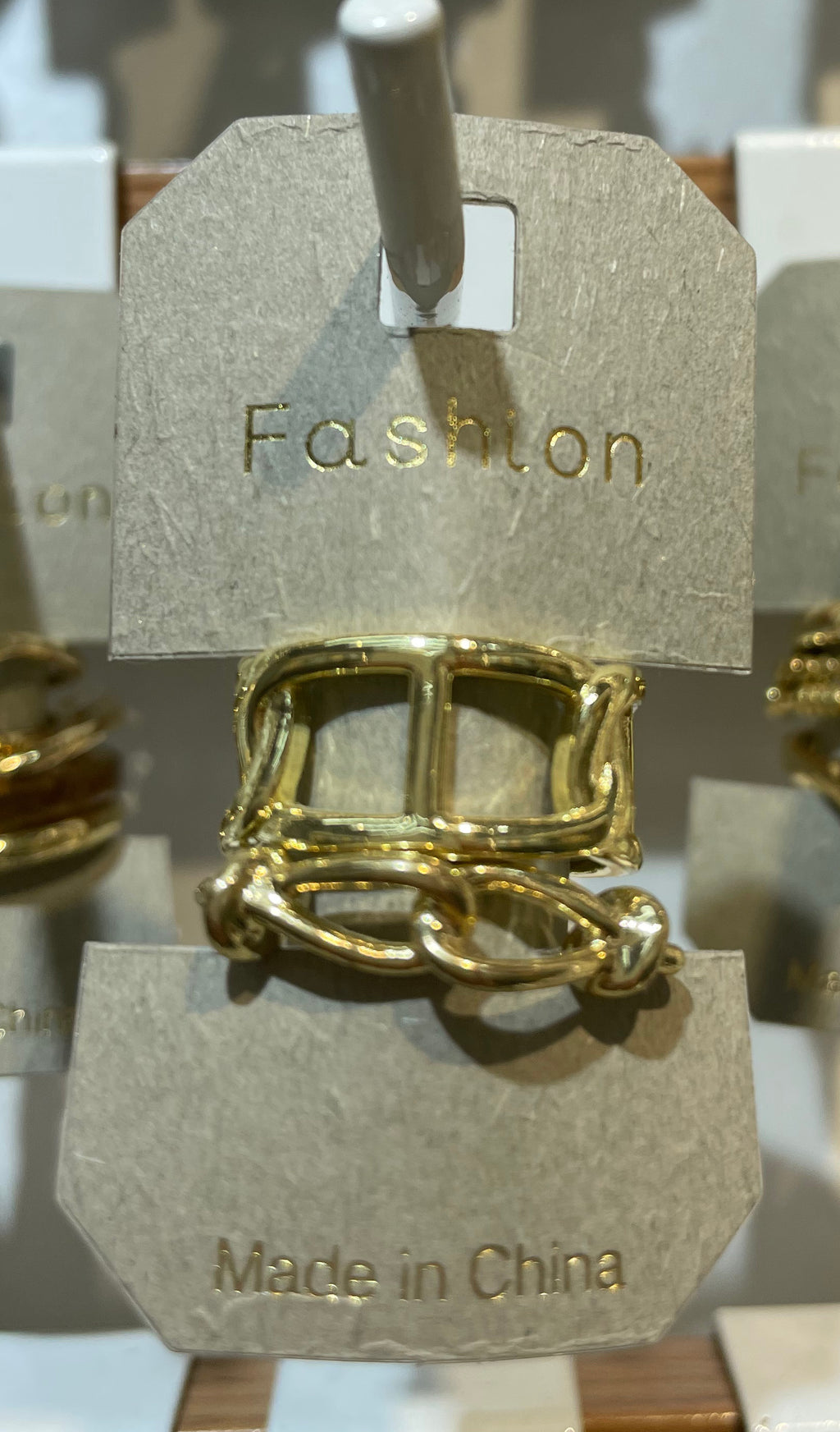 Open Rectangle Chain Ring - W1-0128