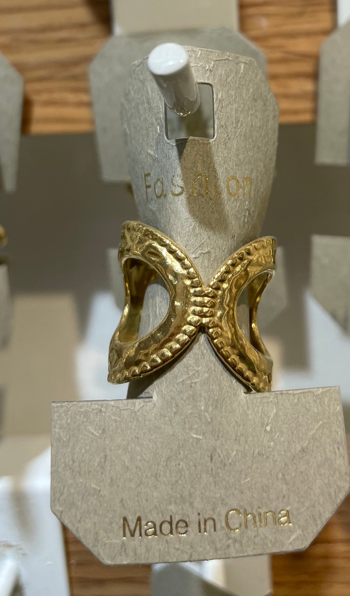 Open Hourglass Ring - W1-0131