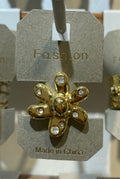 Crystal Petal Flower Ring - W1-0135