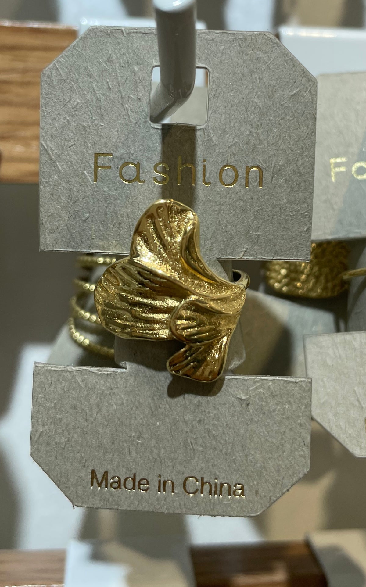 Flowing Leaf Wrap Ring - W1-0136