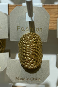 Oval Woven Statement Ring - W1-0139