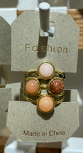 Peach Four Stone Ring - W1-0145