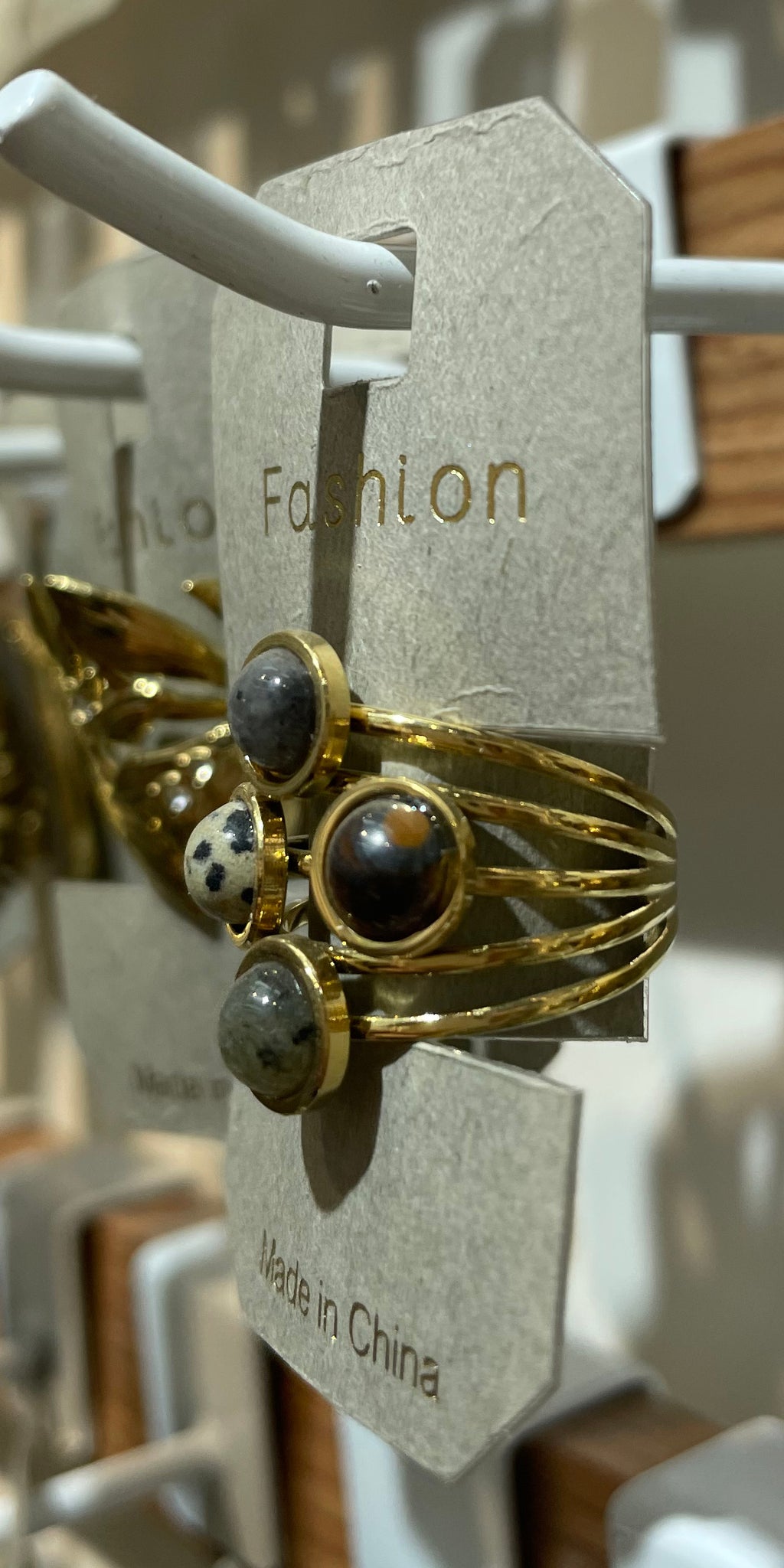 Speckled Four Stone Ring - W1-0146