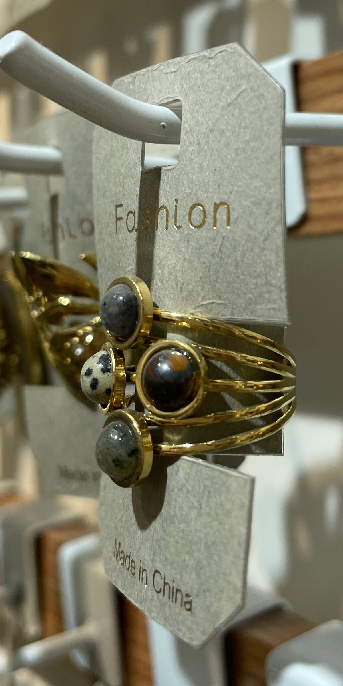 Speckled Four Stone Ring - W1-0146