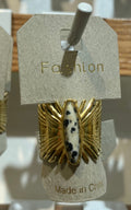 Speckled Marquise Sunburst Ring - W1-0149