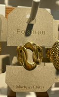 Textured Oval Link Ring - W1-0163