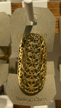 Long Daisy Filigree Ring - W1-0170