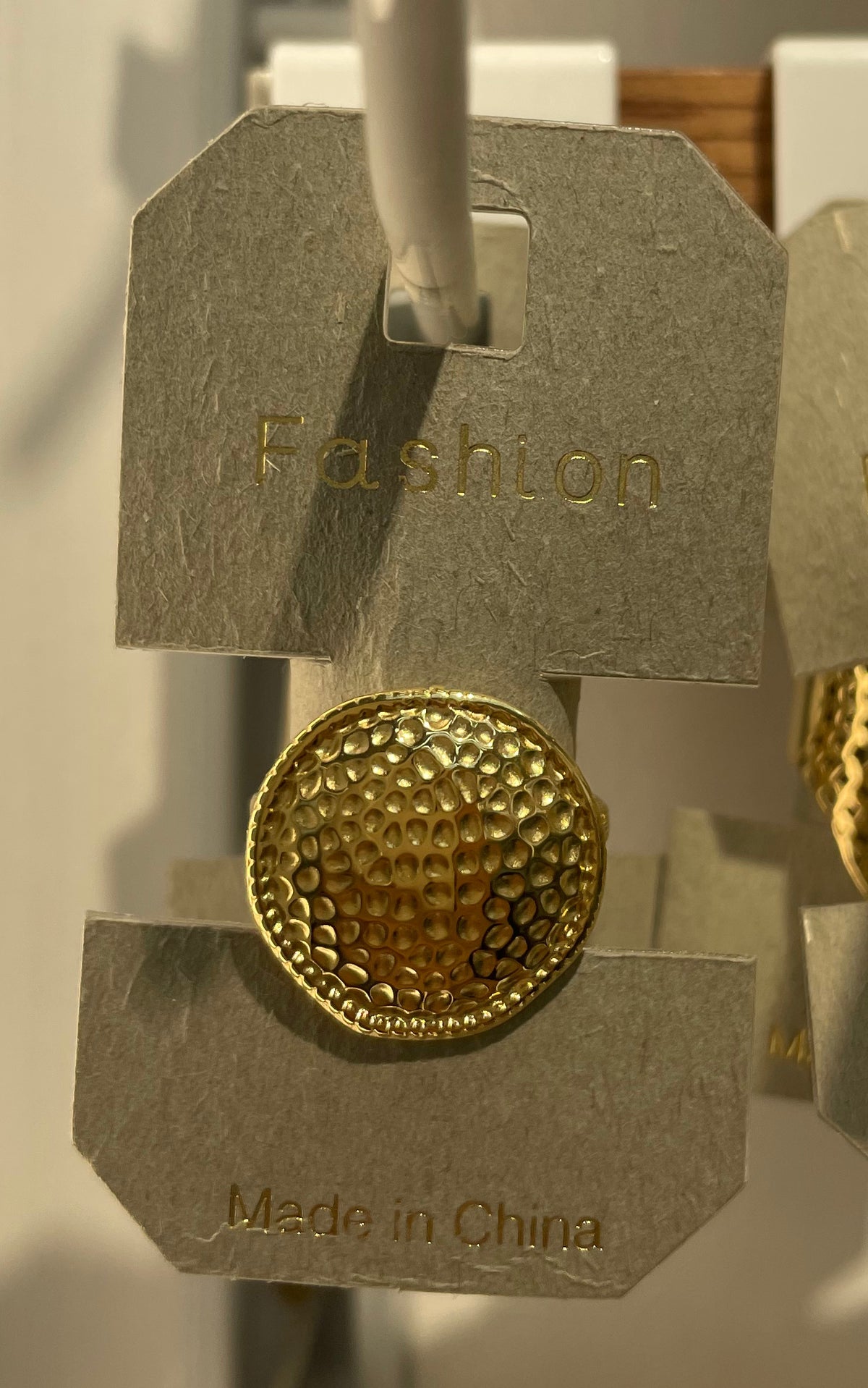 Round Beaded Dome Ring - W1-0171