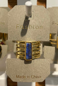 Blue Bar Multi Row Ring - W1-0176