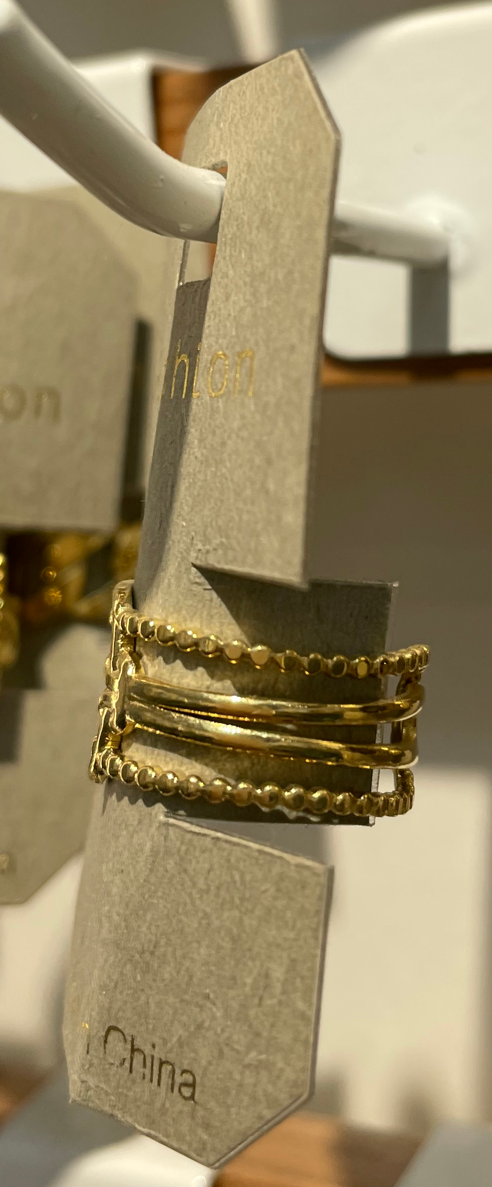 Open Circle Rope Band Ring - W1-0181