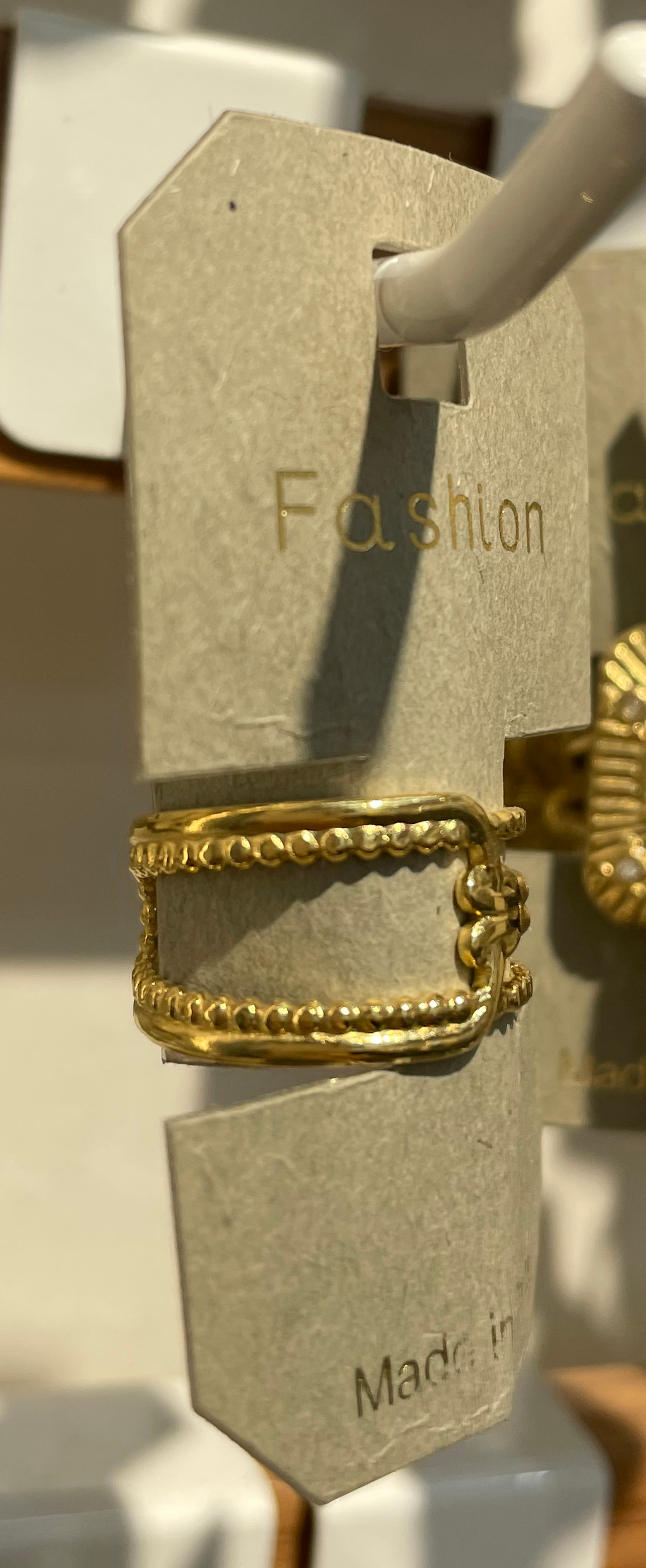 Open Circle Rope Band Ring - W1-0181