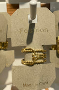 Open Circle Rope Band Ring - W1-0181