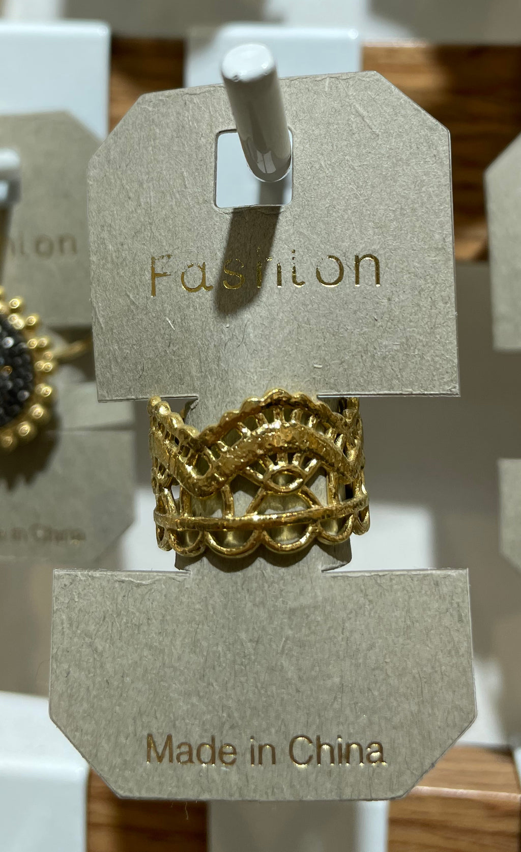 Ornate Interwoven Band Ring - W1-0205