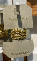 Ornate Eye Motif Band Ring - W1-0231