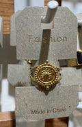 Ornate Eye Medallion Ring - W1-0248