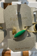 Green Marquise Open Ring - W1-0274