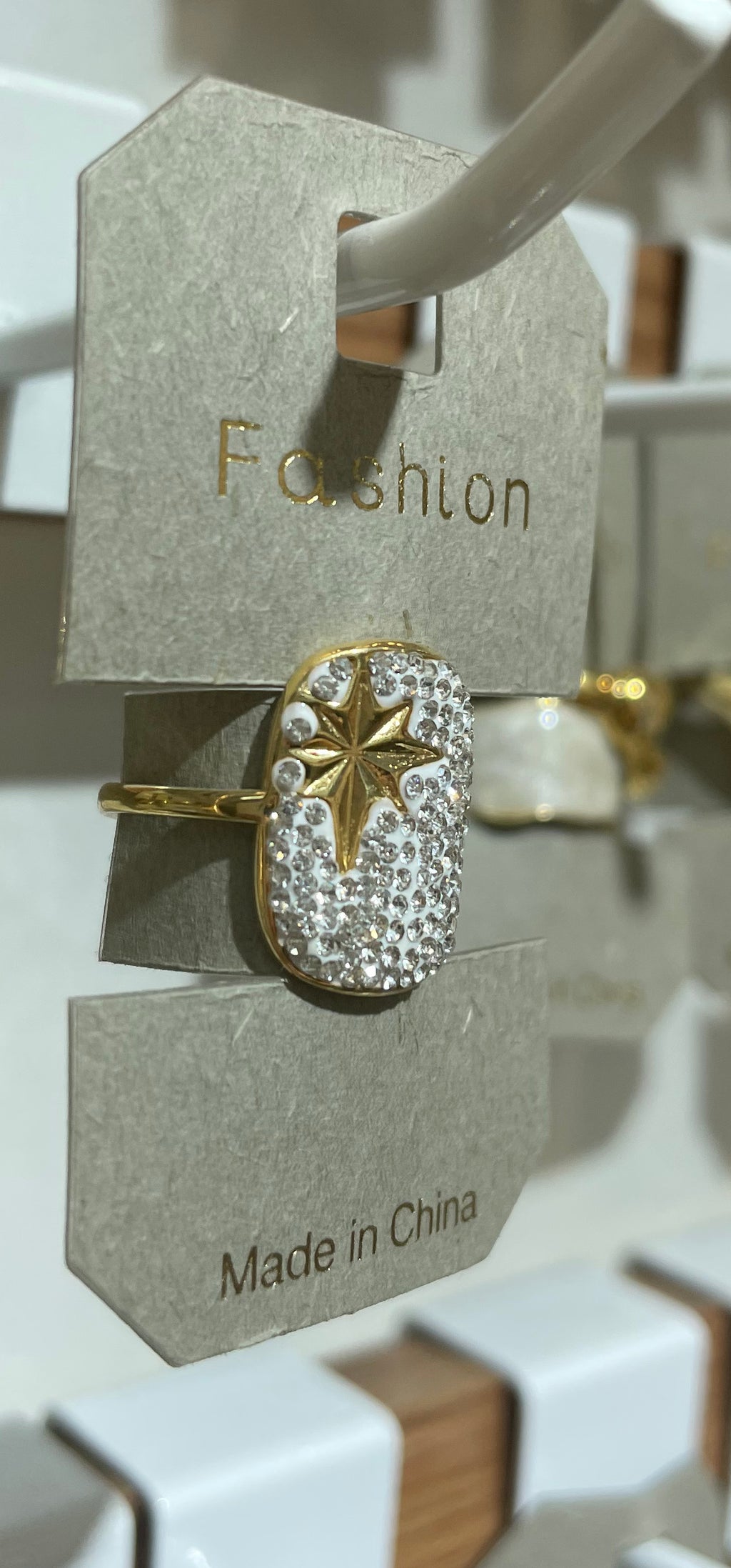 Crystal North Star Ring - W1-0281
