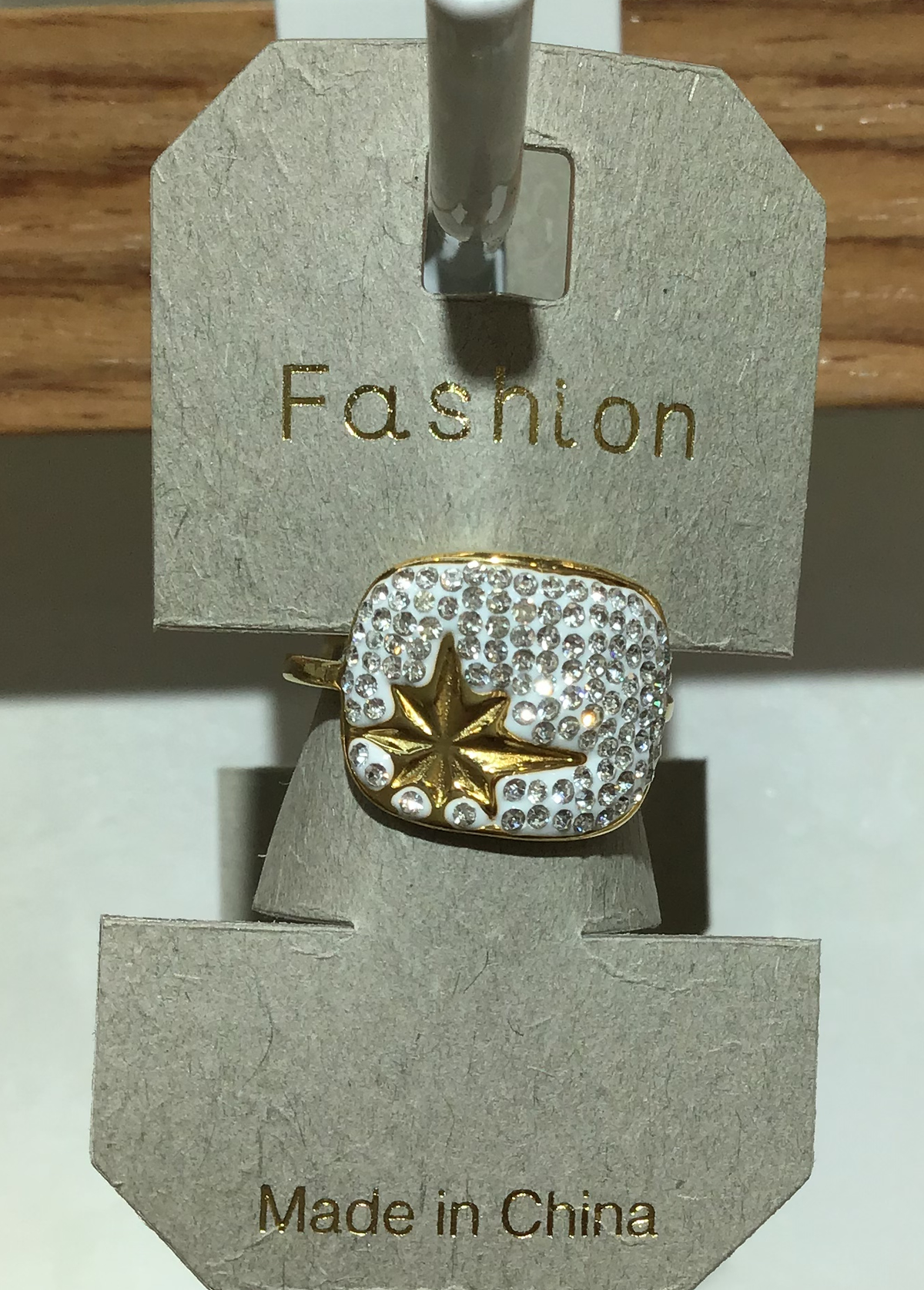 Crystal North Star Ring - W1-0281