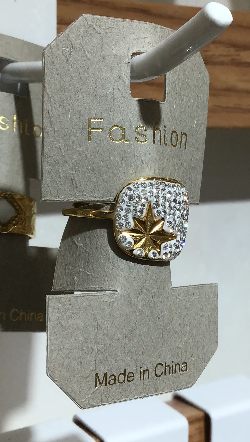 Crystal North Star Ring - W1-0281