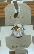 Crystal North Star Ring - W1-0281