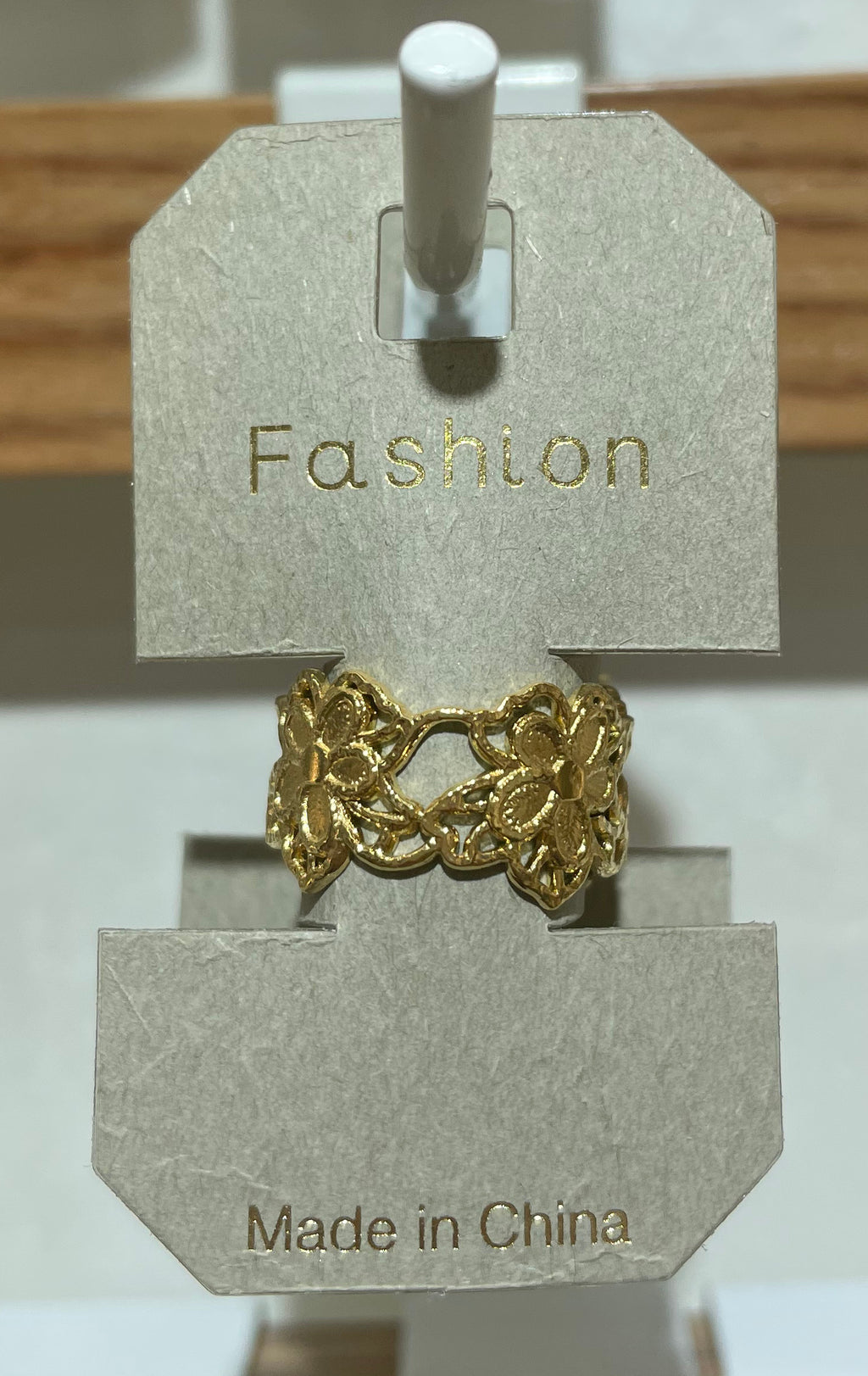 Open Lace Link Ring - W1-0282