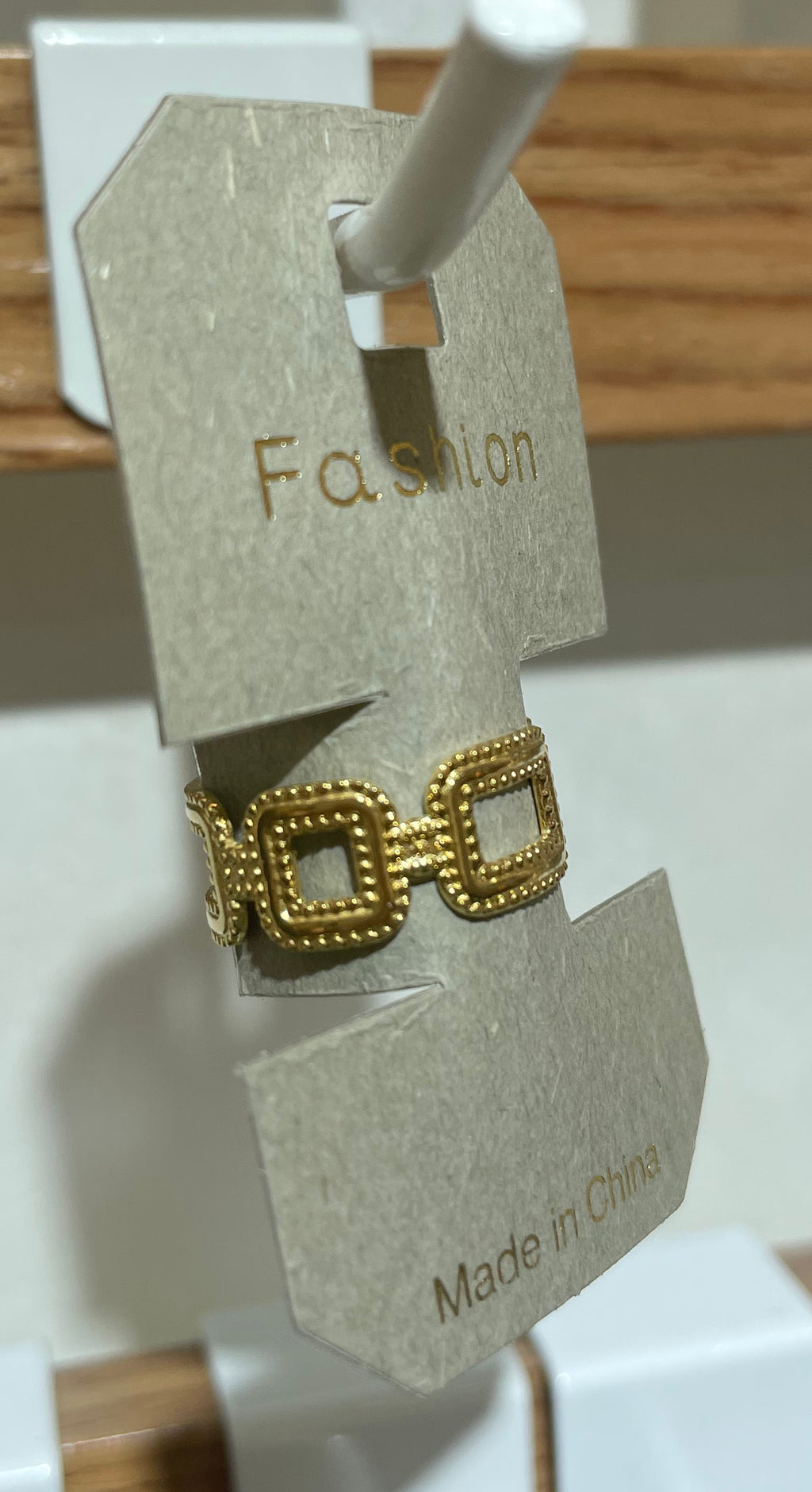 Small Open Rectangle Ring - W1-0283