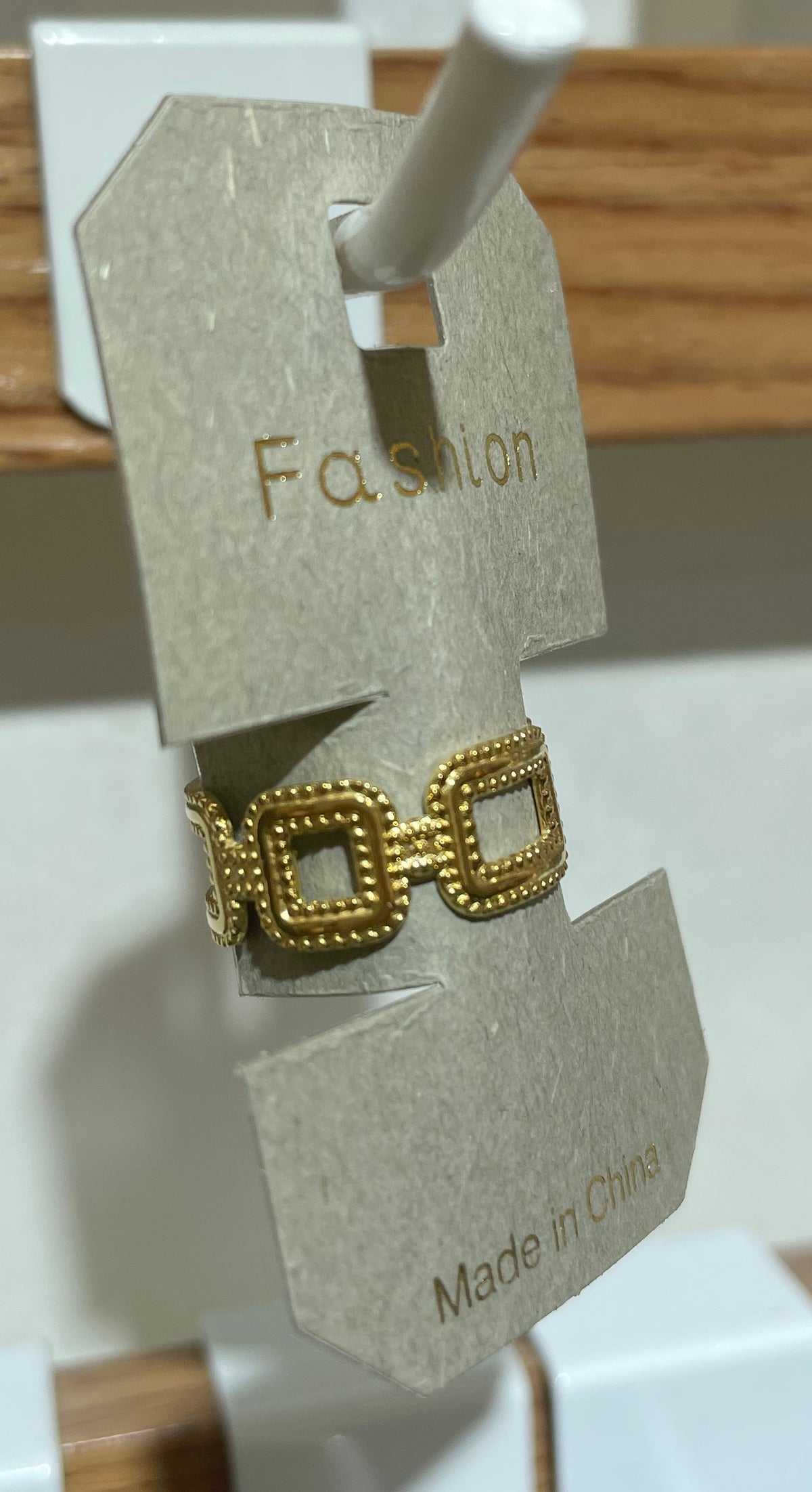 Small Open Rectangle Ring - W1-0283