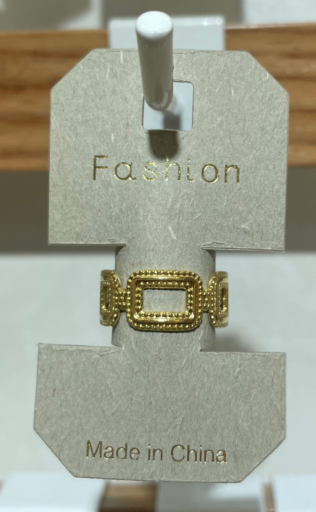 Small Open Rectangle Ring - W1-0283
