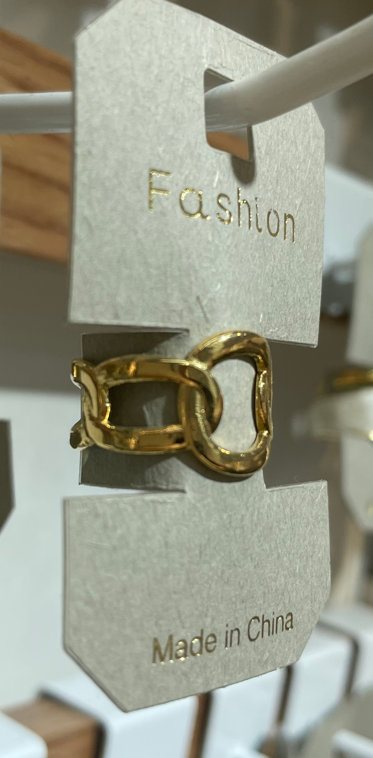 Organic Circle Link Ring - W1-0286