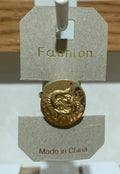 Round Textured Scroll Ring - W1-0290