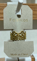 Ornate Open Loop Band Ring - W1-0302