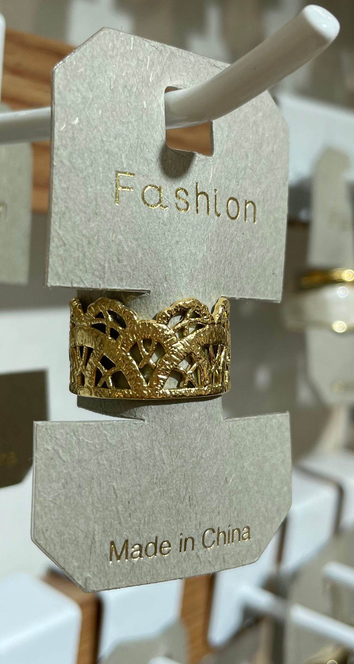 Ornate Crown Band Ring - W1-0306