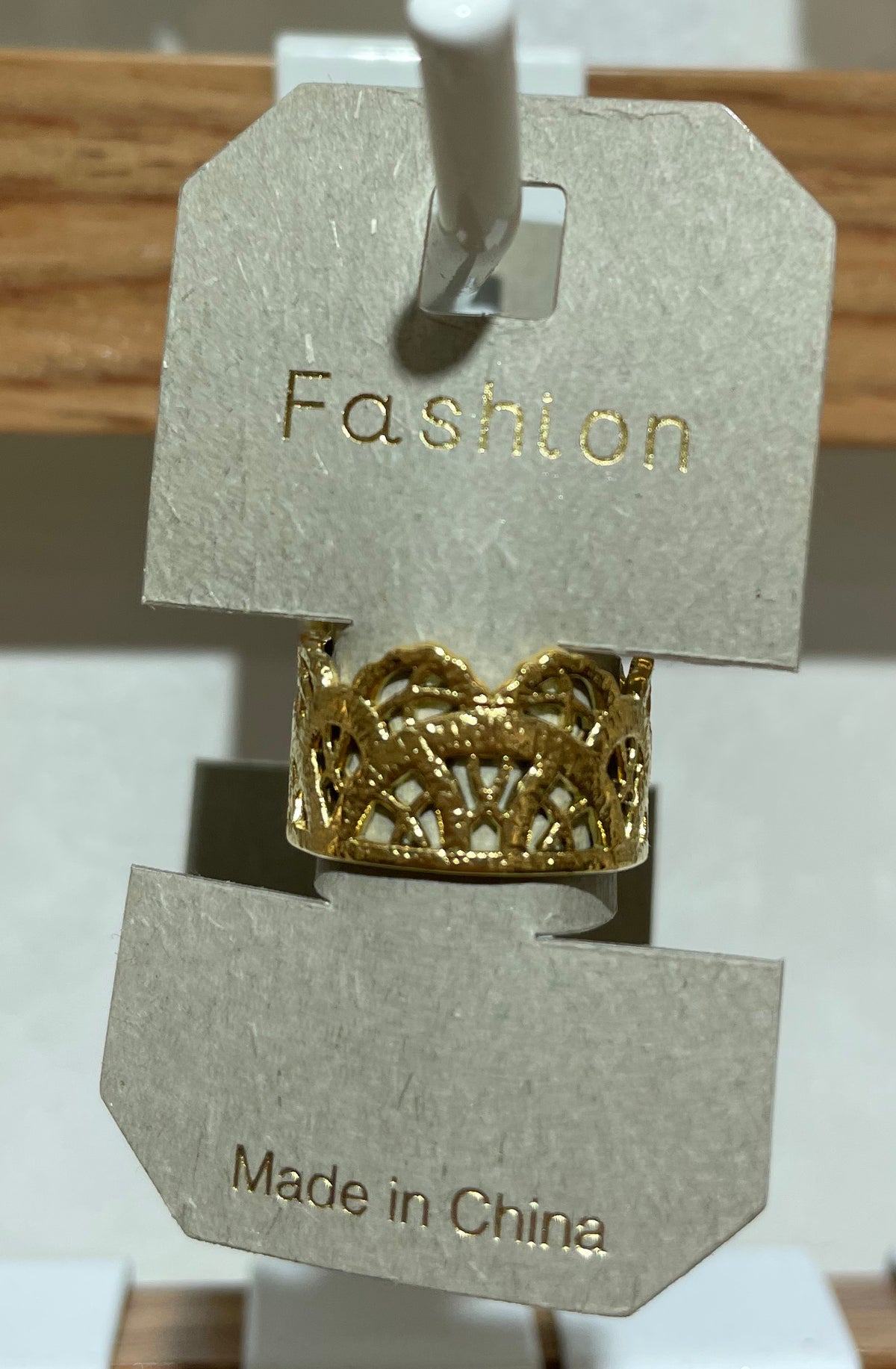 Ornate Crown Band Ring - W1-0306