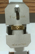 Braided Pattern Band Ring - W1-0313