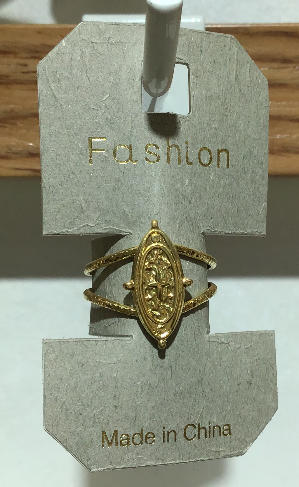 Ornate Marquise Split Band Ring - W1-0318
