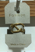 Crossed Open Band Ring - W1-0323