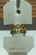 Ornate Linked Circle Band Ring - W1-0331