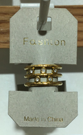 Stacked Square Sparkle Ring - W1-0339