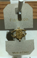 Oval Relief Split Band Ring - W1-0343