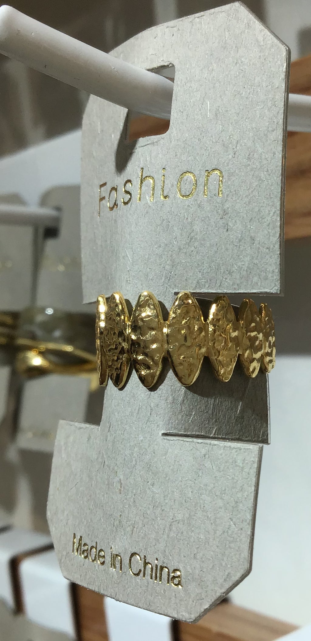 Leaf Pattern Open Band Ring - W1-0351