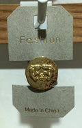Sculpted Face Medallion Ring - W1-0353