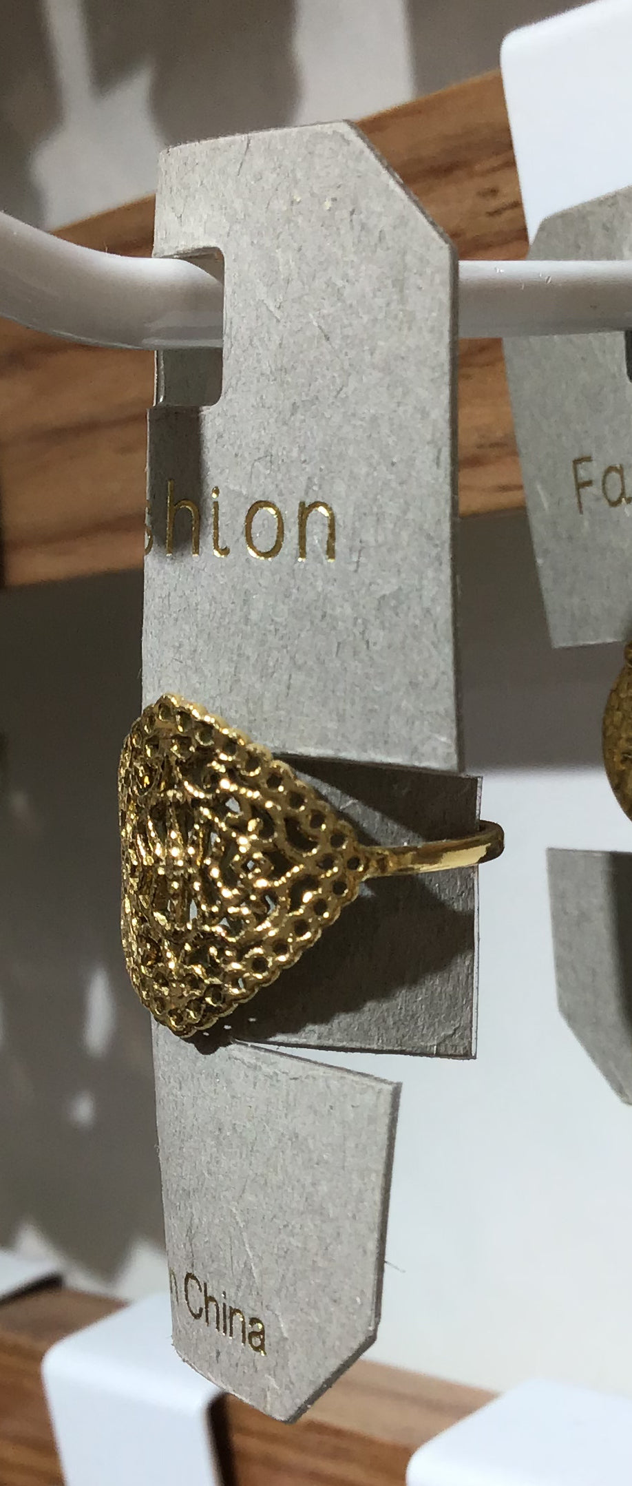 Filigree Shield Ring - W1-0362