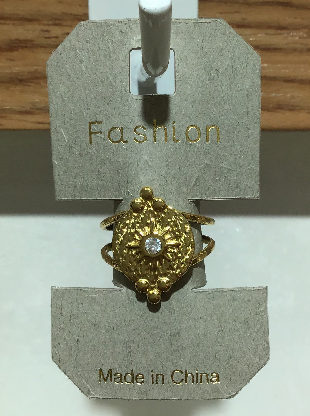 Sparkling Center Filigree Ring - W1-0363