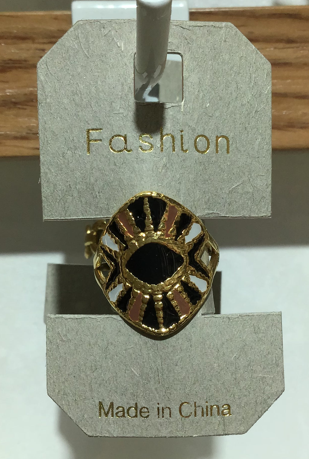 Black Radiant Eye Ring - W1-0367