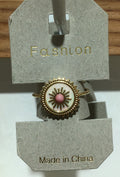 Pink Center White Sun Ring - W1-0380